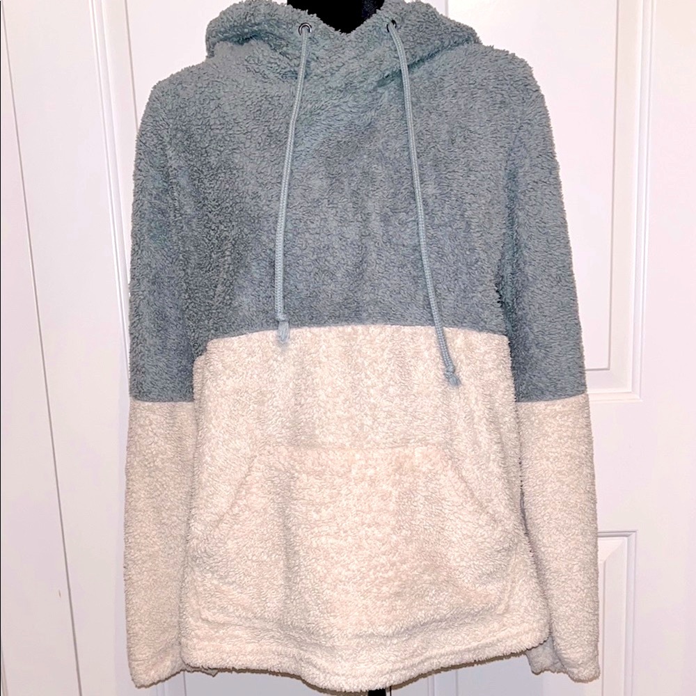 Sherpa fleece pullover